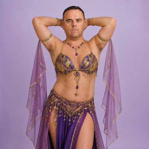 Craig Bulla, belly dancer based in Manchester